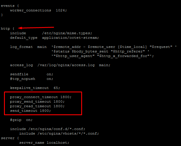 Примеры настроек таймаутов в nginx, apache и php для исправления ошибки 524